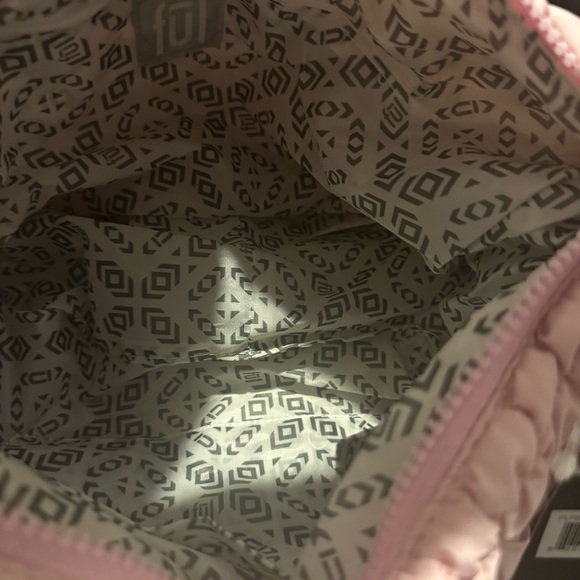 FUL and Justin Timberlake - Quilted Puffer Bag in Berry Pink - NEW WITH TAGS - Picture 10 of 11